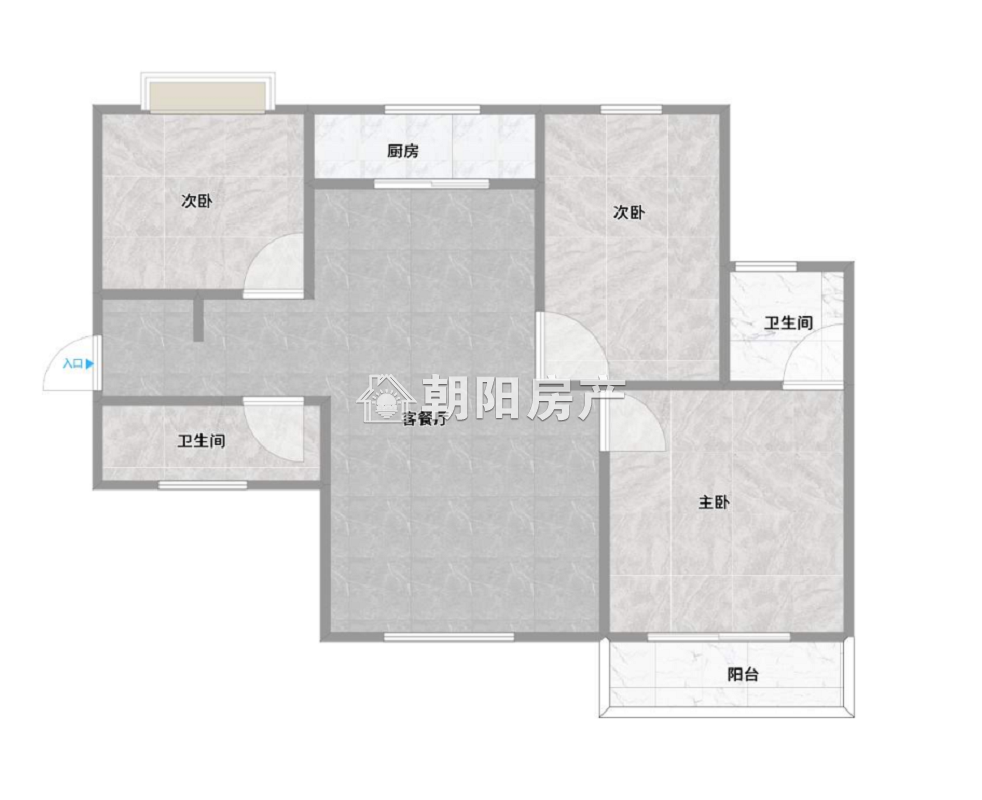 寿滨二期 117平 南向三居 满两年 学区房 3931元/平
