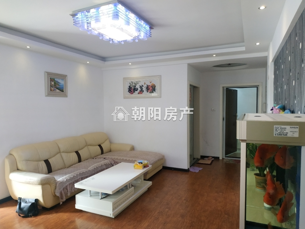 广场景苑 86平 南向两室一厅 精装免税学区房随时看房