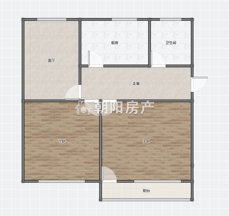 卫校教师楼 62平 南向两居 采光好 配套齐全