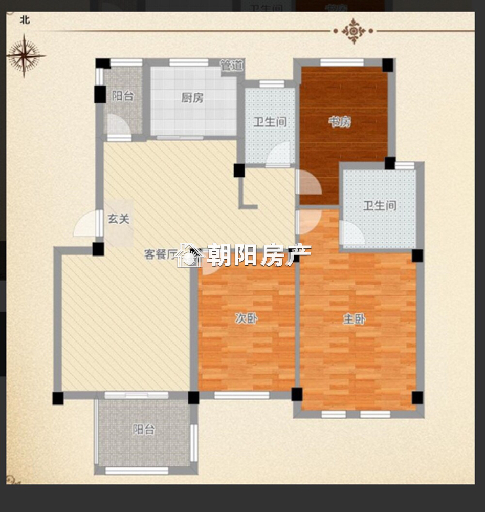 顺发泽润园 128平 三室二厅 精装免税 学区房 随时看房