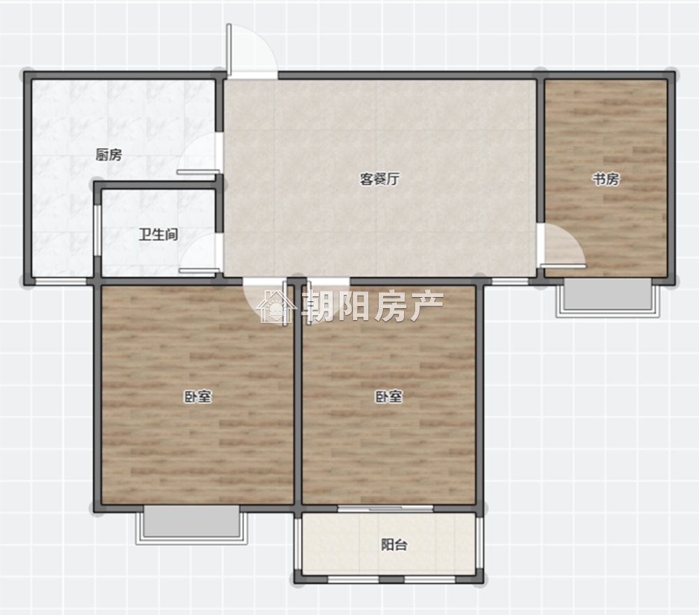 奥林花园 129平 南向三居 满两年 简装 交通便利
