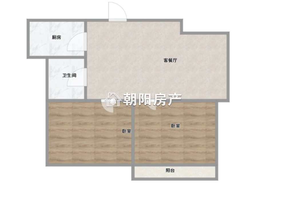 舜耕花都 84平 南向两室 交通便利 毛坯交付