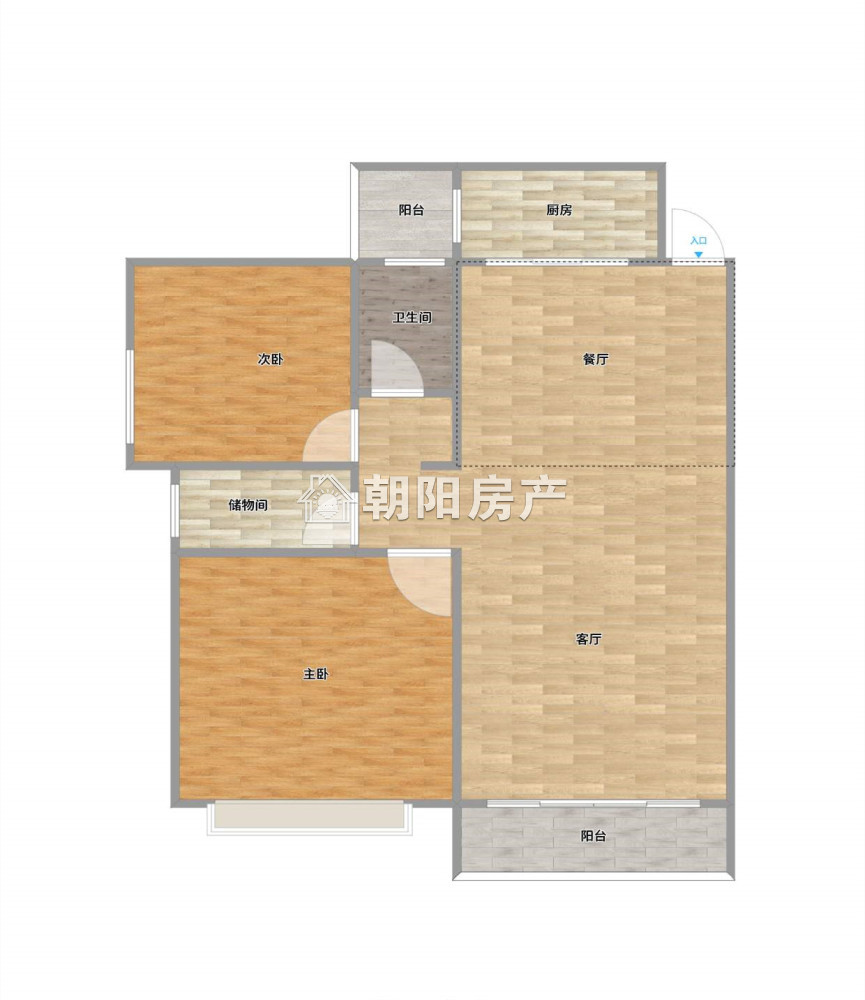 急售 学区房状元学府中间楼层 83平方 两室两厅 简单装修