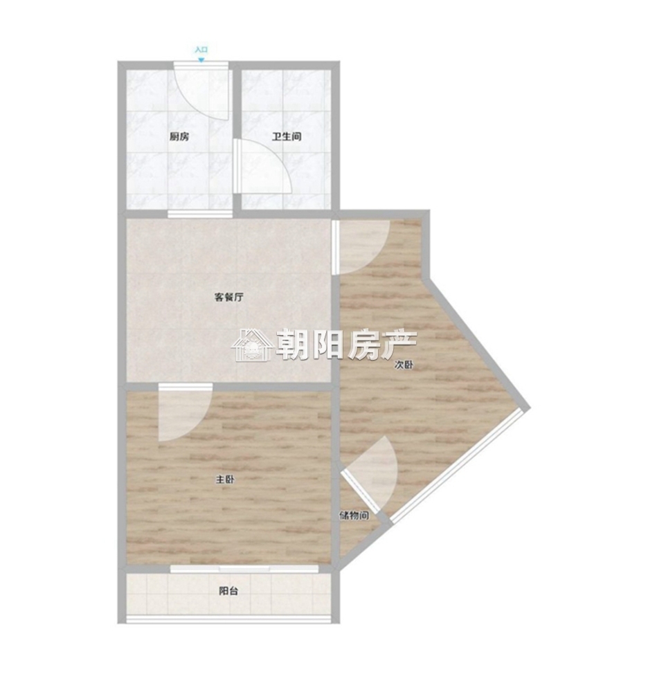 中央国际广场 88平 南向两室 免税学区房 单价3261元/平