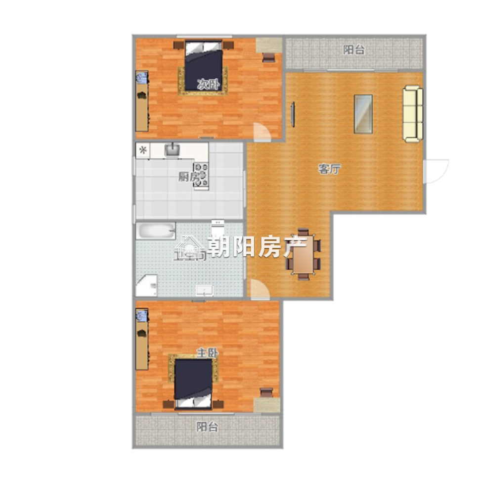 心享世城三期 103平 精装两室南向 满两年 交通便利