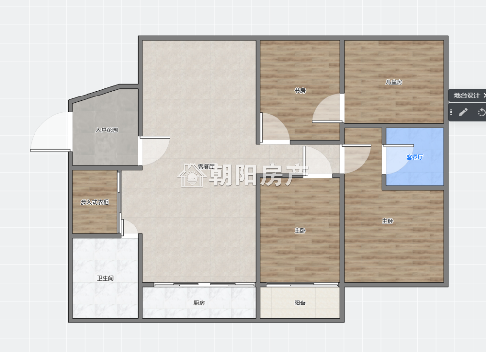 颐园豪景福苑 178平 南向三室二厅 精装免税随时看房