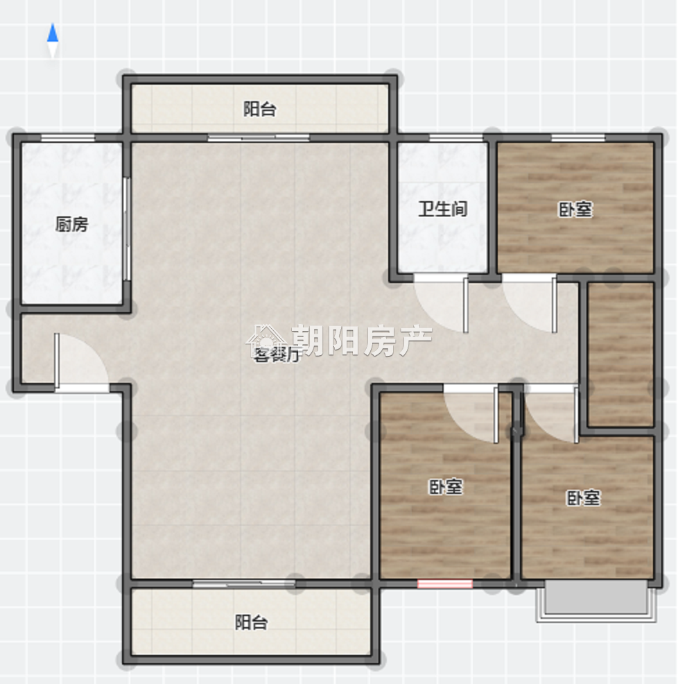 惠利翰林华府 140平 南向精装三室 满两年 交通便利
