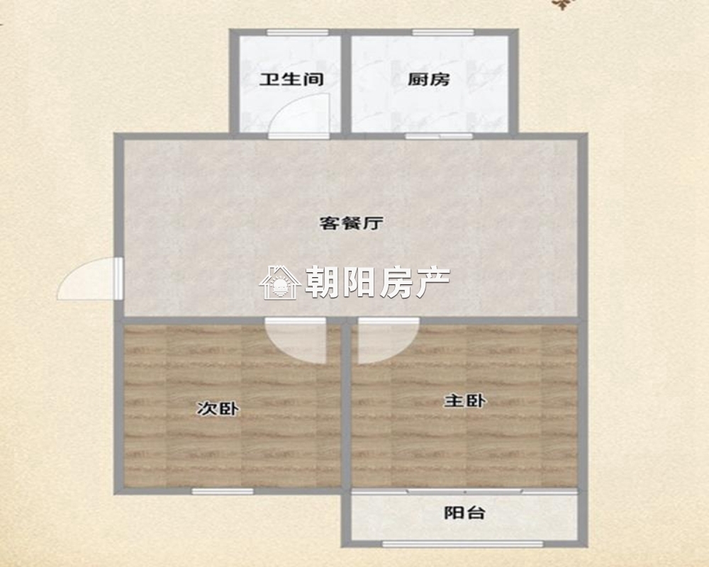 东苑法院 64平 南向精装两室 满五唯一 交通便利 学区房
