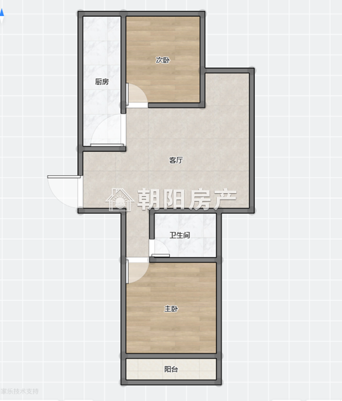 东方名珠 100平 南向精装两室 学区房 交通便利 采光好
