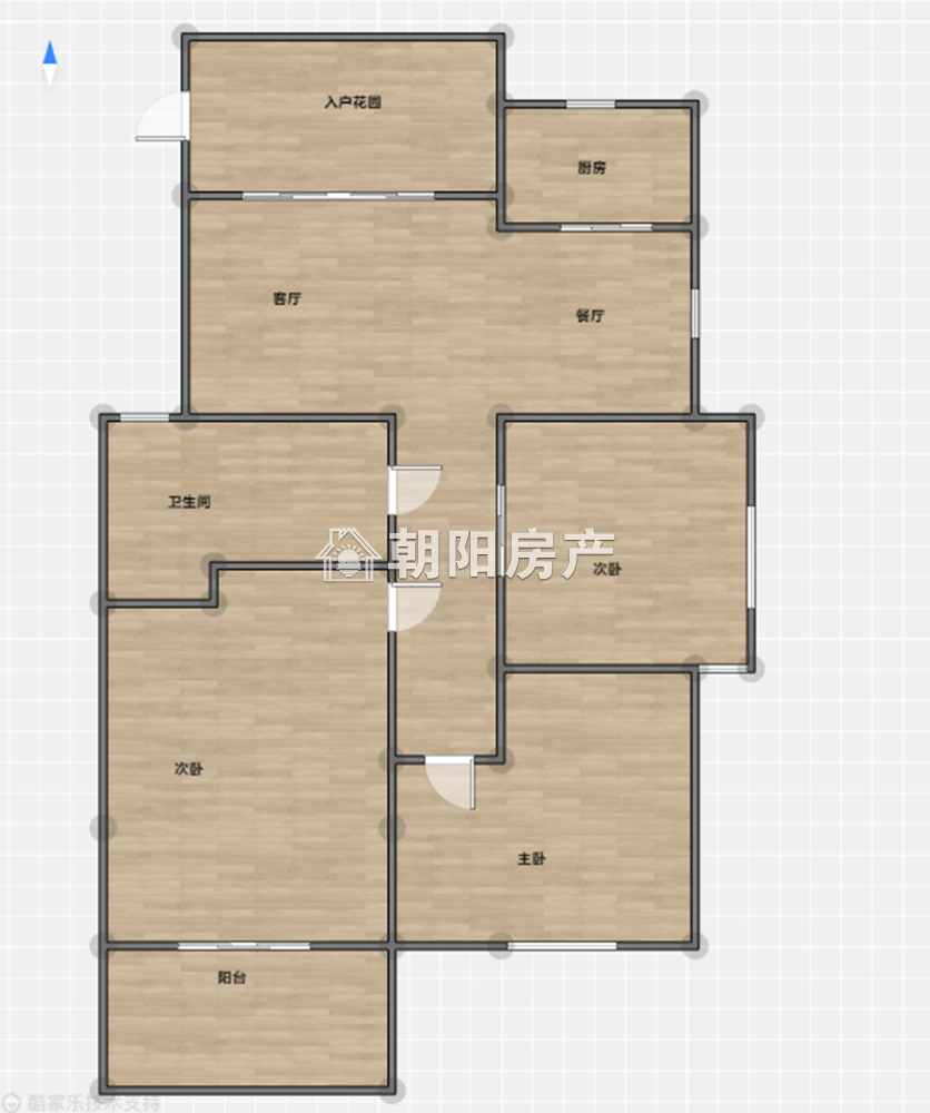金地月伴湾一区 112平 南向三居 学区房 毛坯