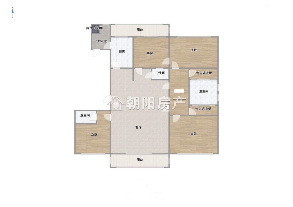 金融世家 276平 五室二厅四卫 南向采光好 配套齐全