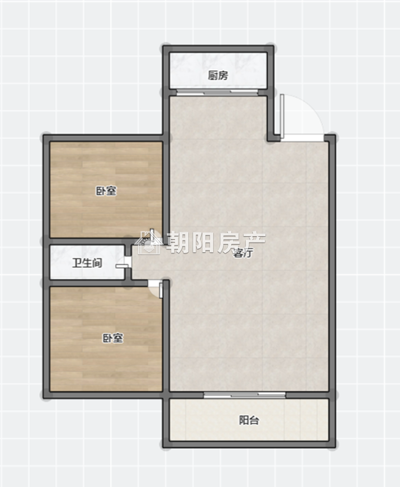 瀚城五期 79平 南向精装两室 学区房 满两年