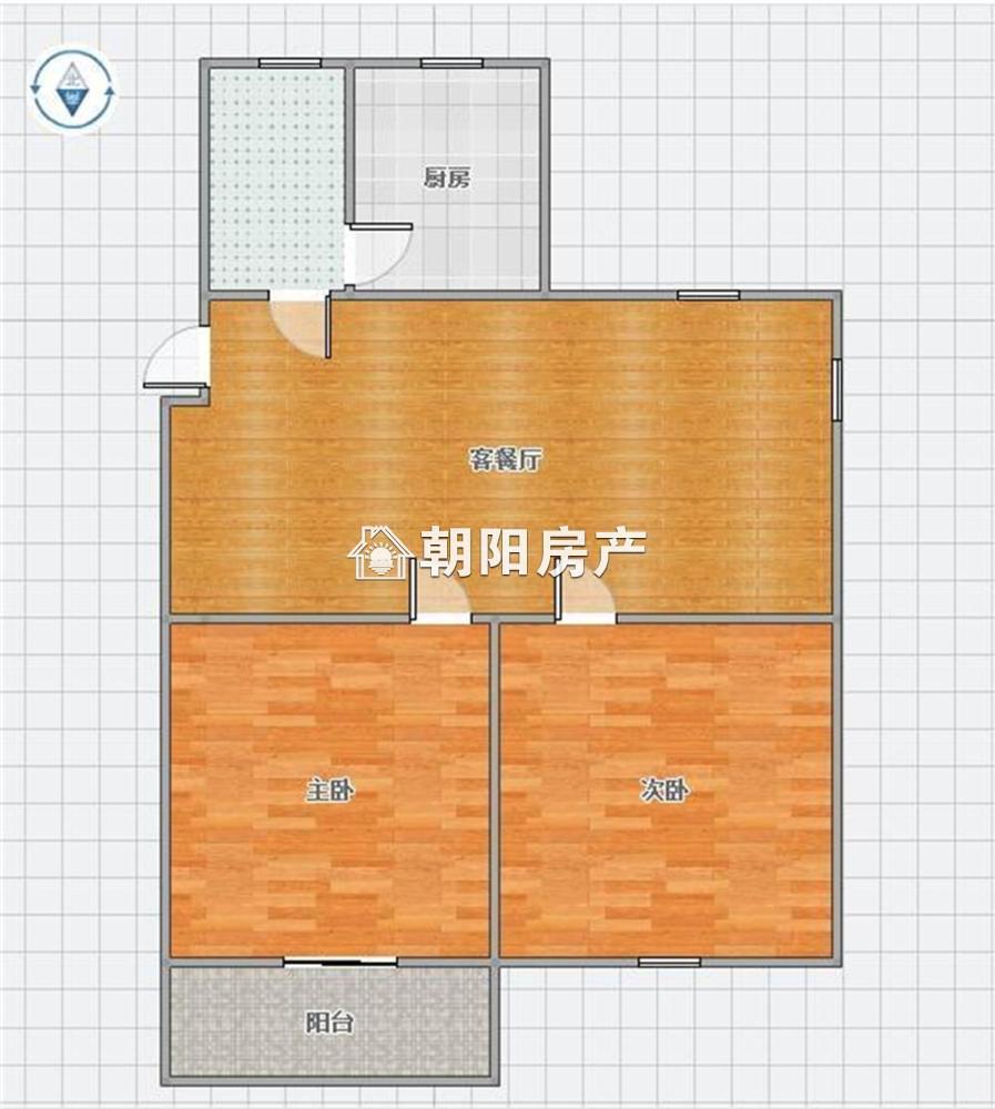 东华鑫城 90平 南向精装两居 满五唯一 交通便利