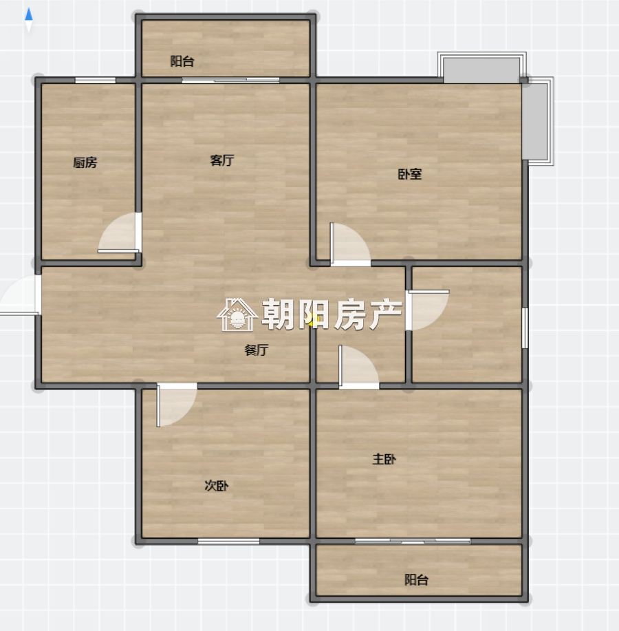 东方丽景 118平 南向精装三室 满两年 交通便利