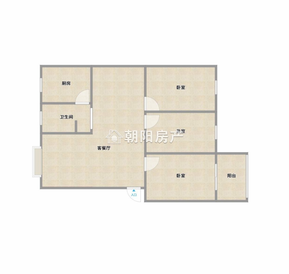 紫金华庭 123平 南向三室 1545元/平 交通便利配套齐全