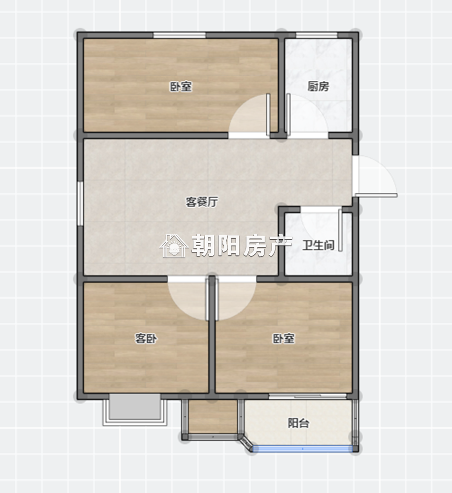 九龙岗建设村B区 80平 三室朝南 免税 低总价