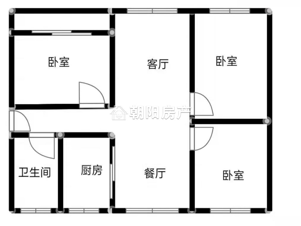 勘探村 108平 朝南三室二厅 满两年 交通便利 学区房