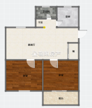 东苑东村 多层3楼 精装 2室2厅出售 东苑小学