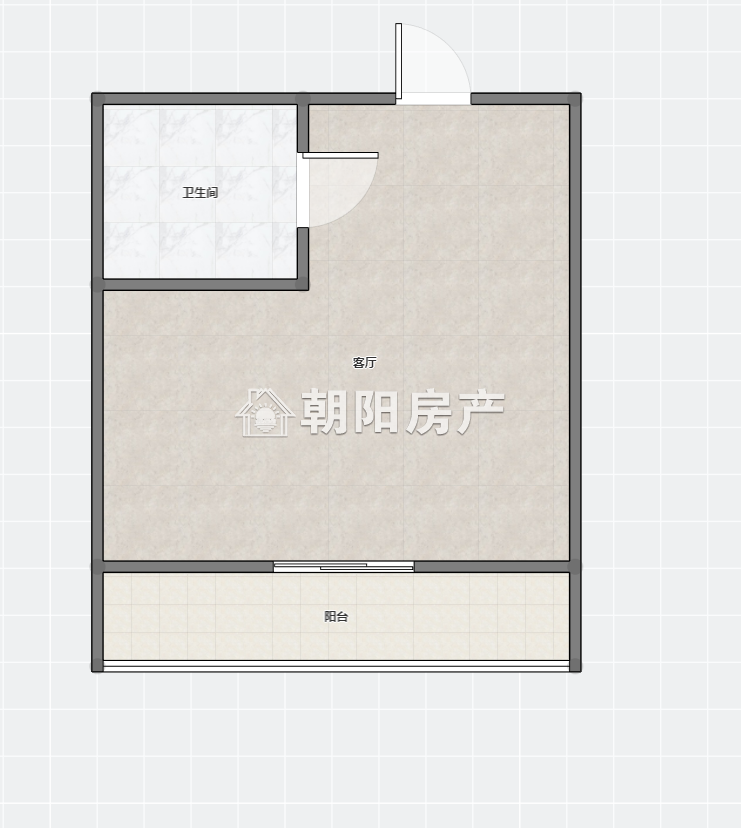 惠利中都铭座 49平 南向一室一厅 毛坯 交通便利 学区房 随时看房