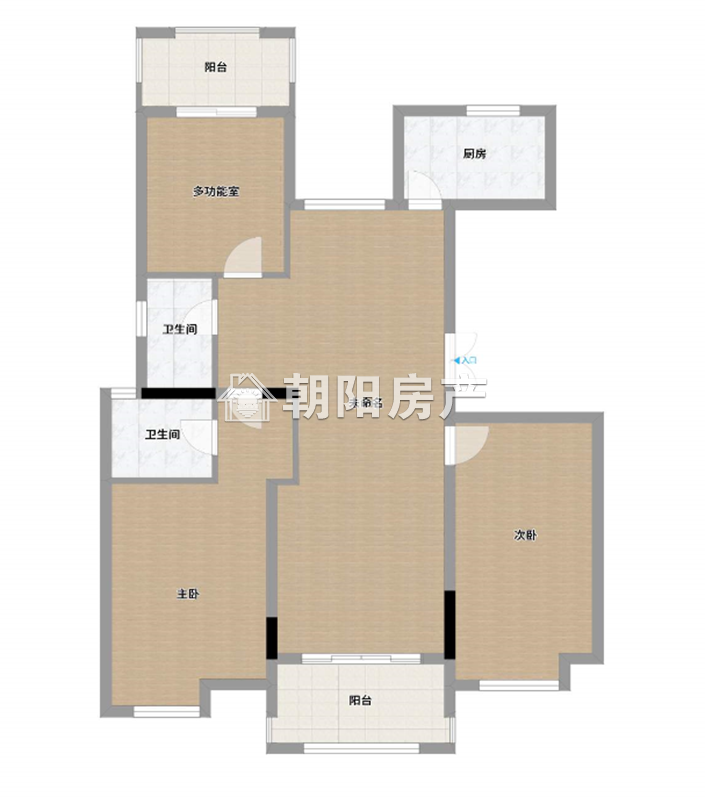 东方蓝海华府 141平 三室两厅两卫 洋房毛坯 学区房 随时看房