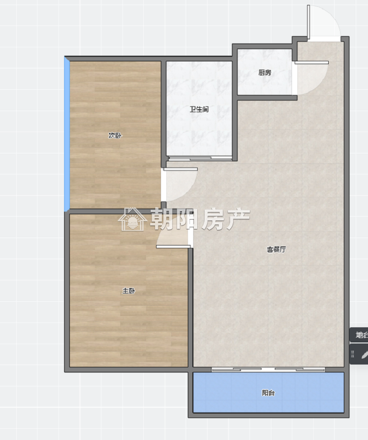 龙湖中心6层精装好房92平2室2厅低价出售
