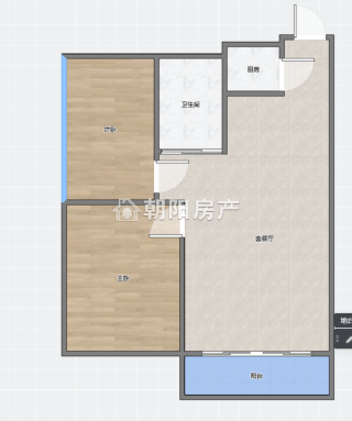 龙湖中心6层精装好房92平2室2厅低价出售_11