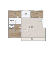 御香山 141平 南向四室洋房 学区房 毛坯可定制