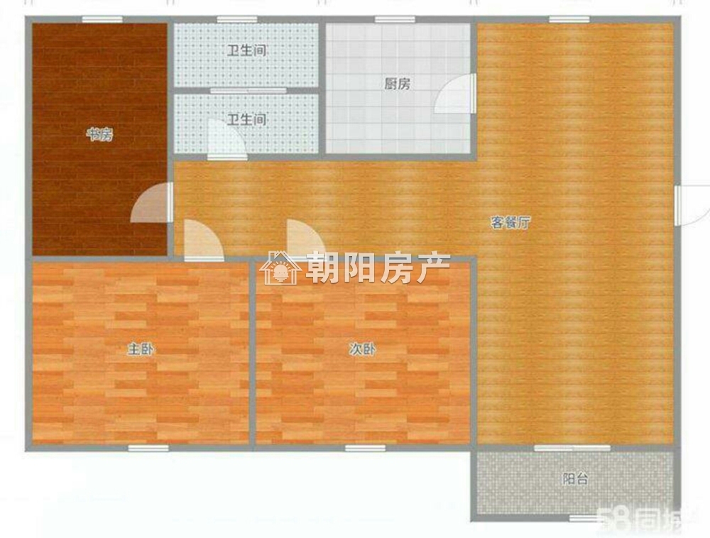 柏园南村教师楼 125平 南向精装三室 满两年 交通便利