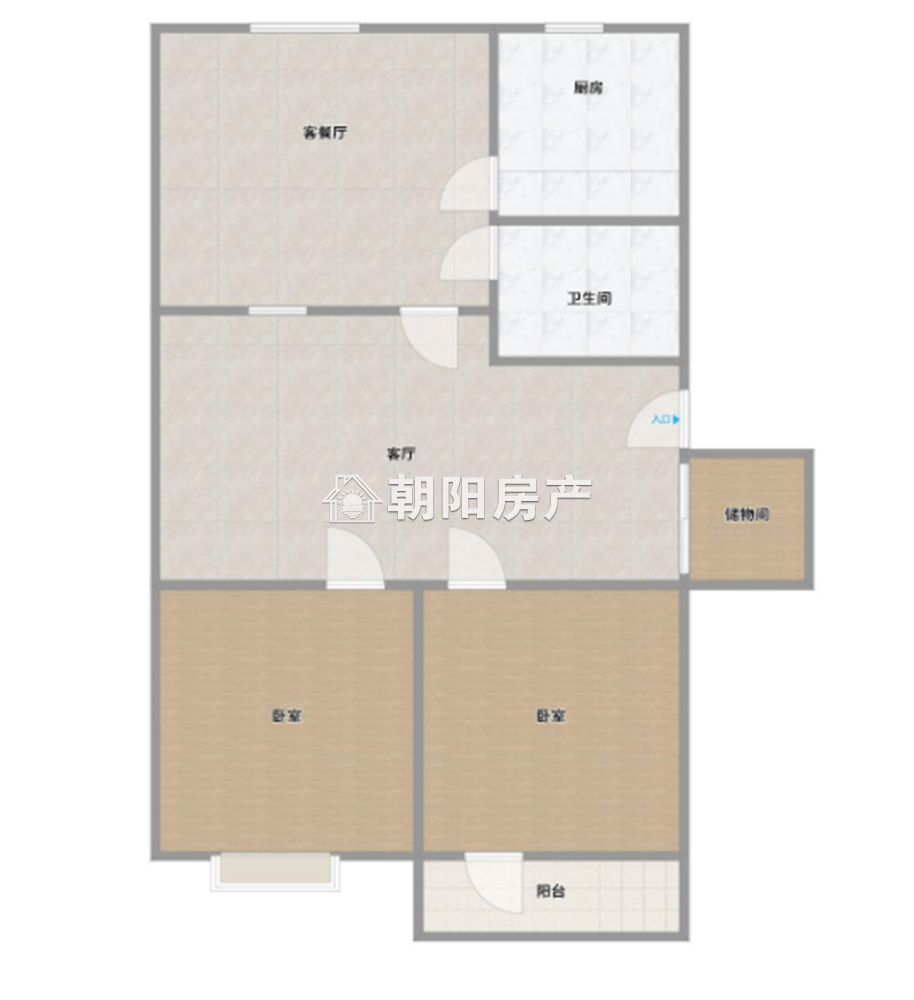 银工家属楼 89平 南向两室 满两年 交通便利