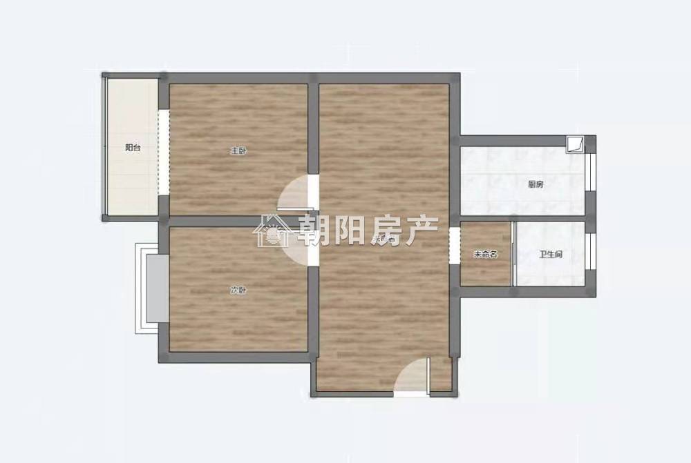机西小区 69平 南向两居 毛坯 单价1688元