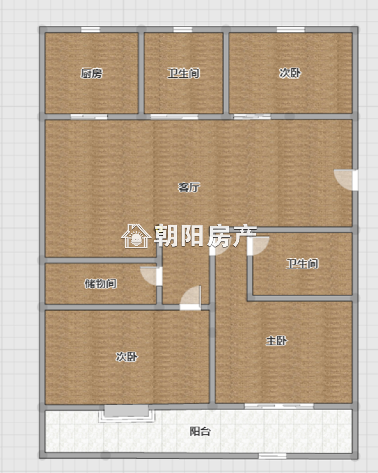 龙湖中心 130平 豪装南向三室 交通便利 学区房 满两年
