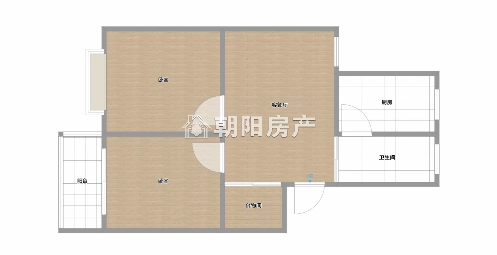 明珠花园 85平 南向两室一厅 采光好 配套齐全 450元/月