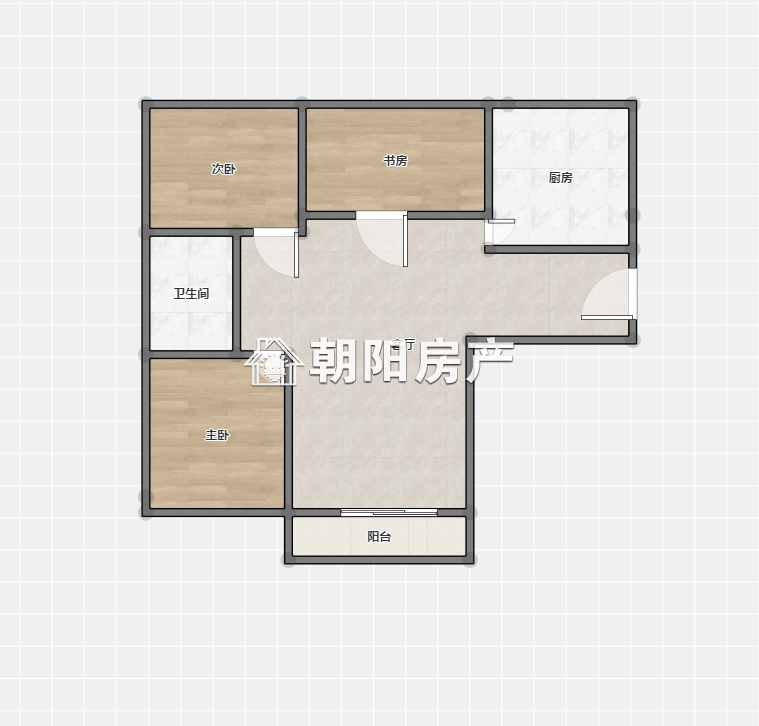 瀚城二期 90平 南向精装三室 学区房 交通便利