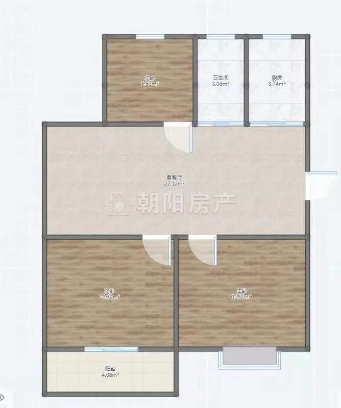 顺景天城逸园 115平 南向三居 毛坯 交通便利 学区房