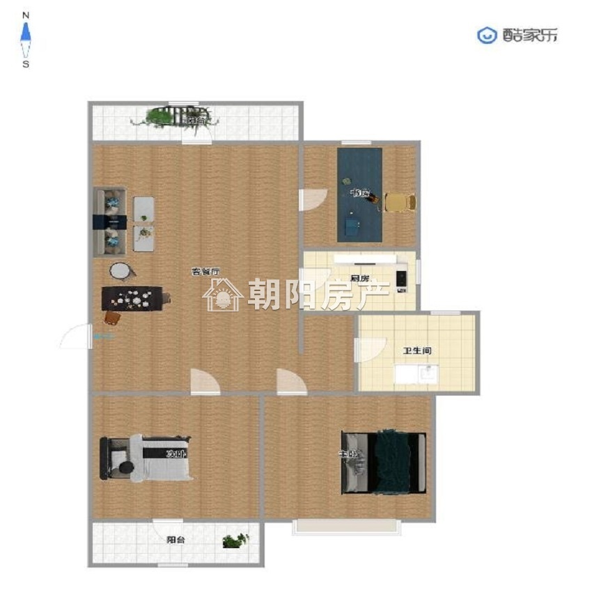 领城 116平 南向三室二厅 学区房 满两年 精装随时看房