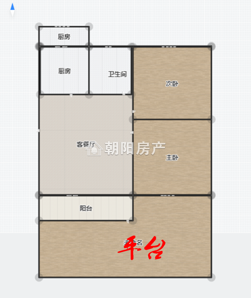 惠利商住楼 76平 南向两室一厅 交通便利 学区房 精装