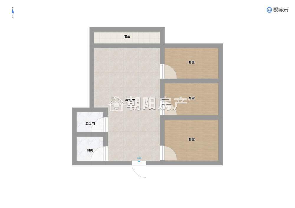 稻香花园二期 106平 南向三室二厅 精装 学区房 交通便利