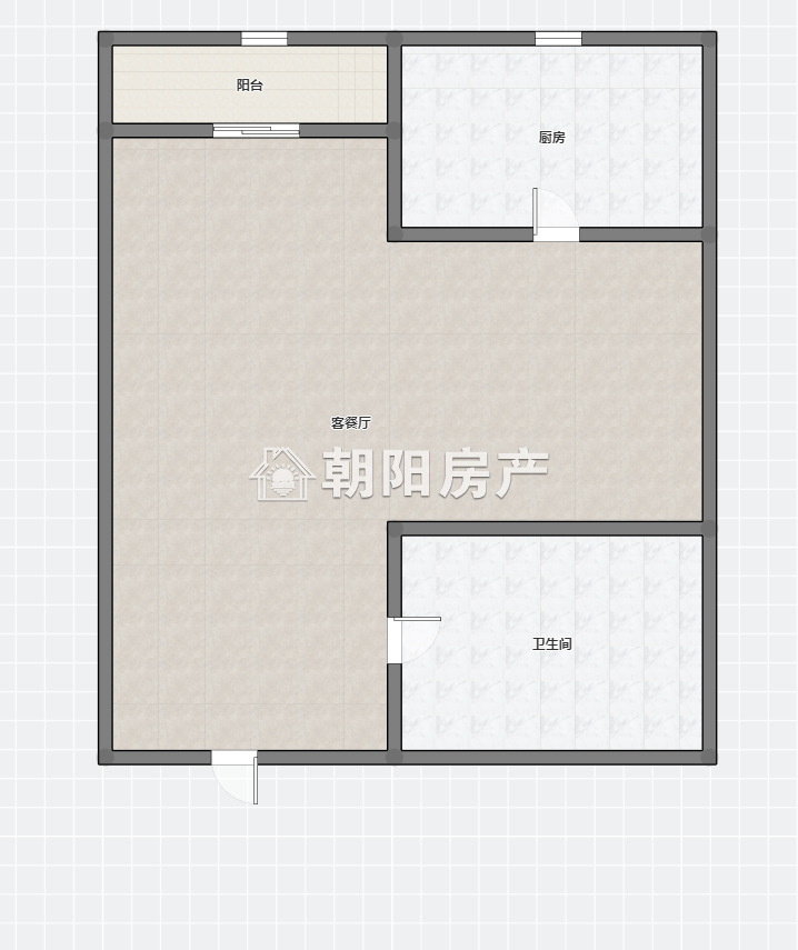 汇金广场 33平 一室一厅 采光好 随时看房