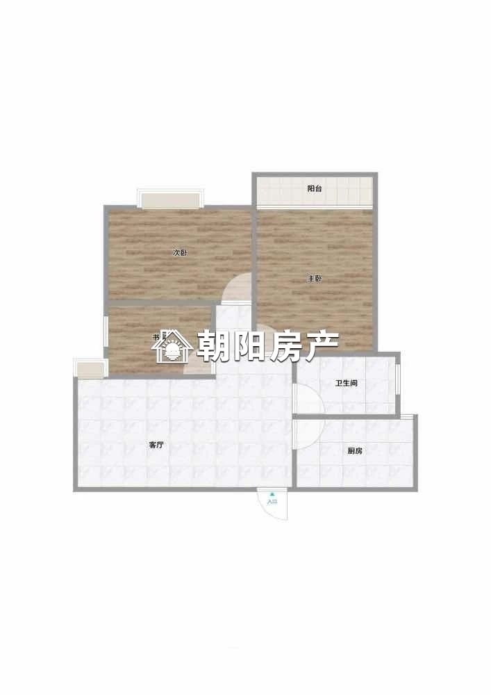 谢家集新村B区 95平 南向三室一厅 简装 单价仅5.26元