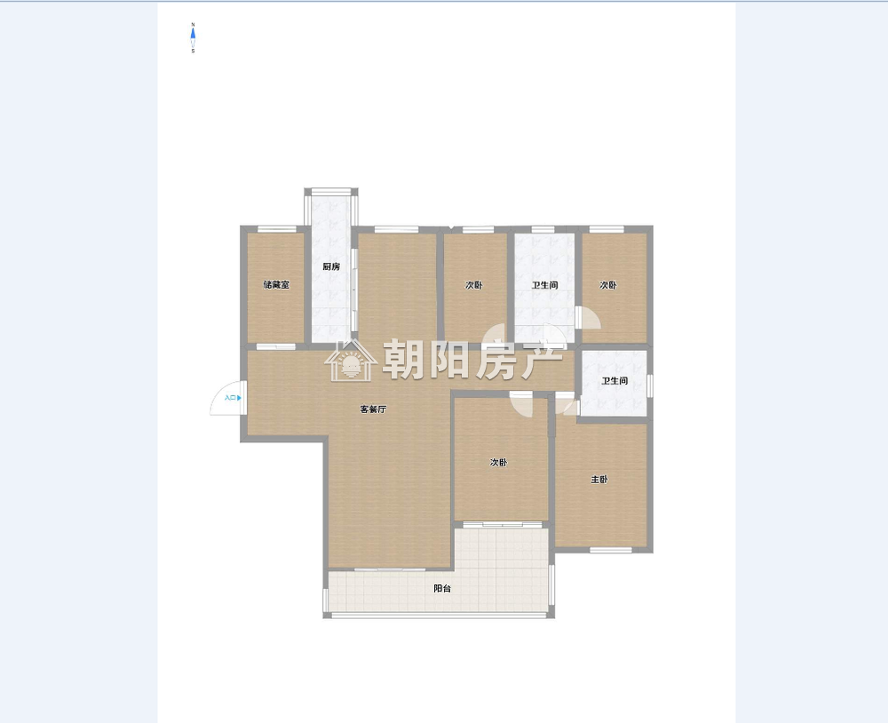 淮河新城4室两厅精装超大阳台出售