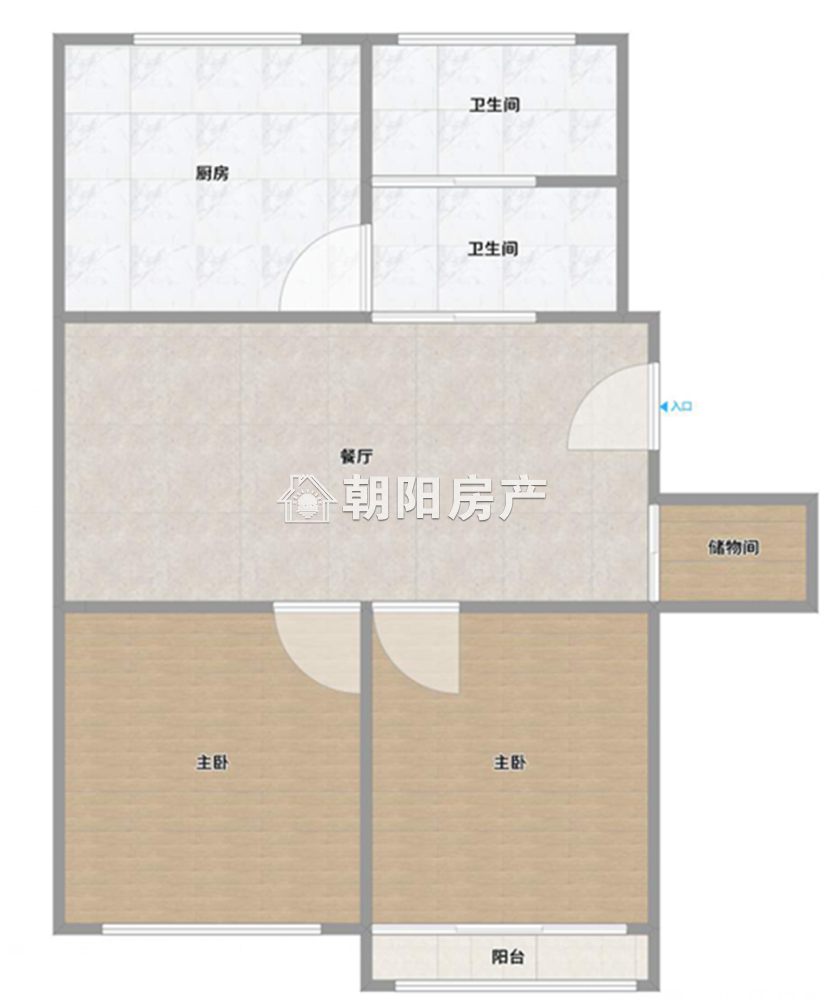 前锋二村 70平 南向两居 免税 单价2471元/平