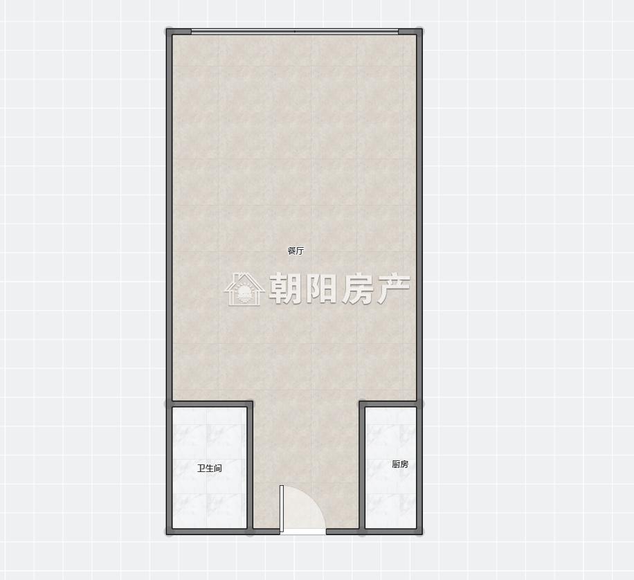 中城建城市国际中心 45平 紧凑一室 交通便利 毛坯