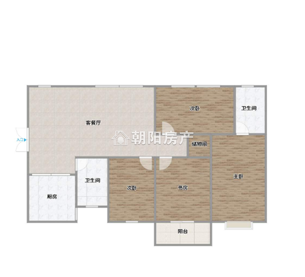 颐园豪景 142平 四室两厅 精装 满两年免税 学区房