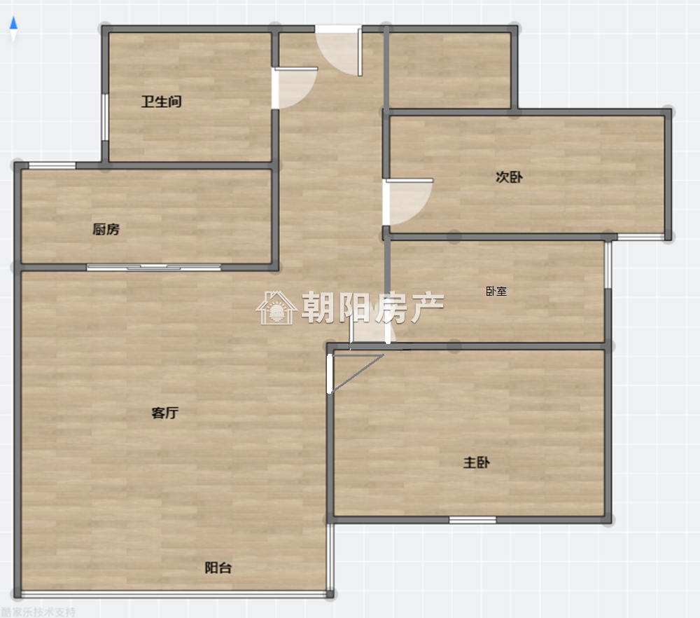 湖滨家园 95平 南向两室两厅 精装高楼层 满两年交通便利
