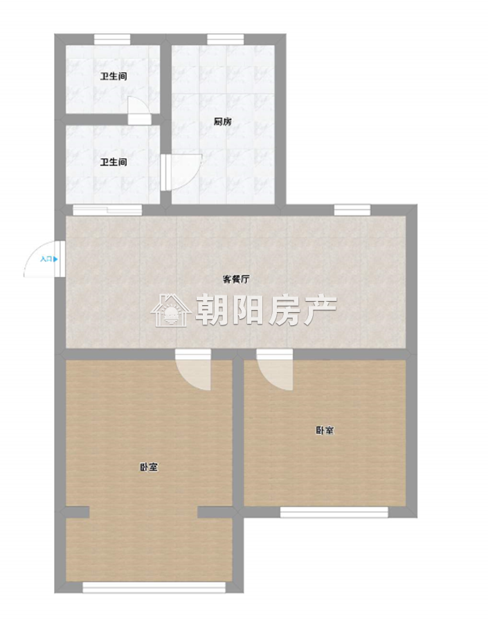 天桥小区 70平 南向两居 满两年 学区配套齐全