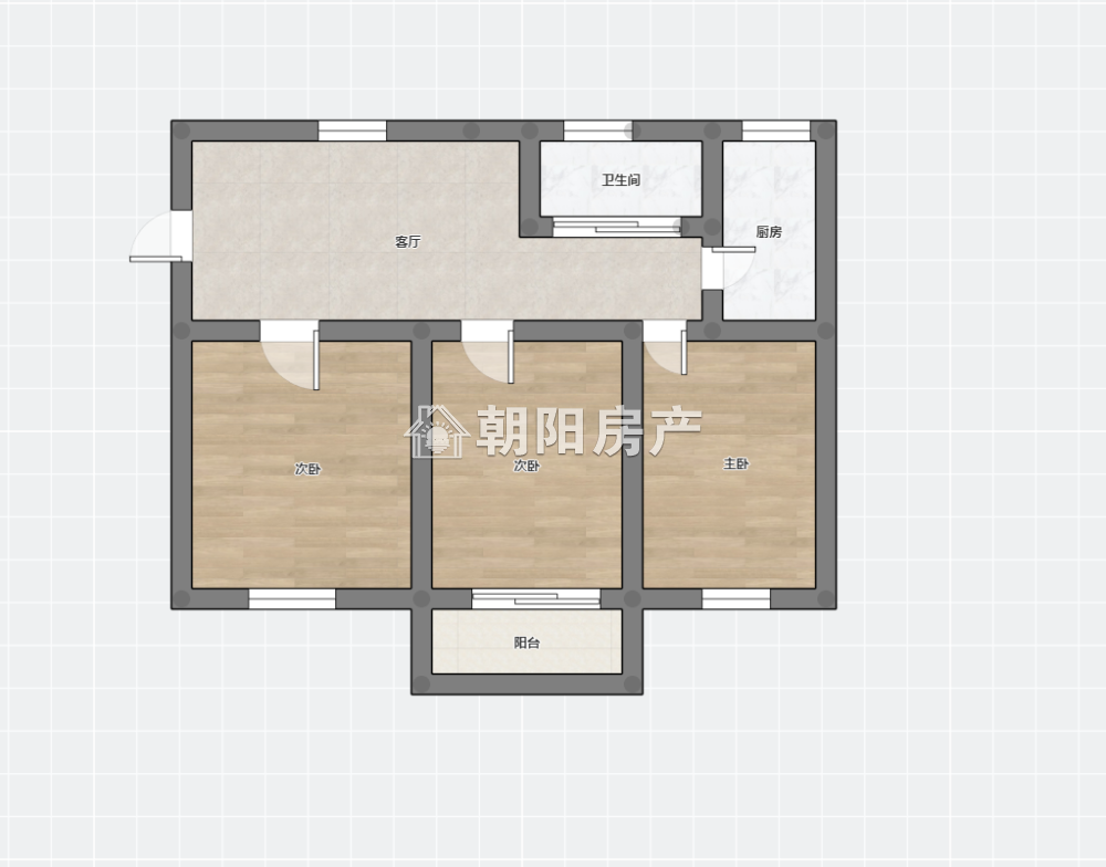 天桥小区 97平 三室二厅 精装 学区房 随时看房