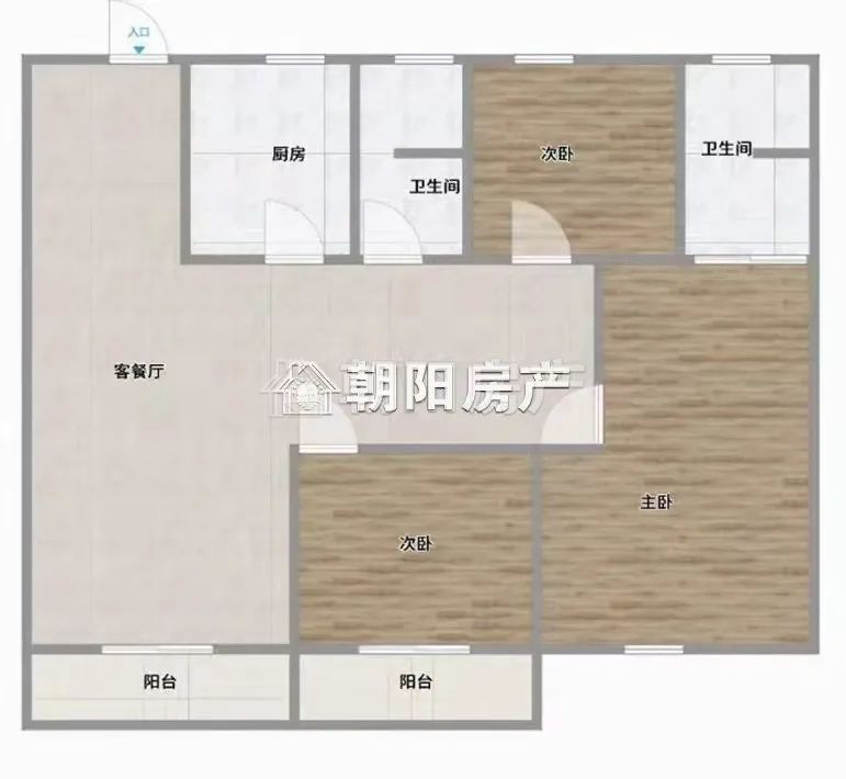 八里塘生活区 99平 南向三室二厅 采光好 交通便利 随时看房