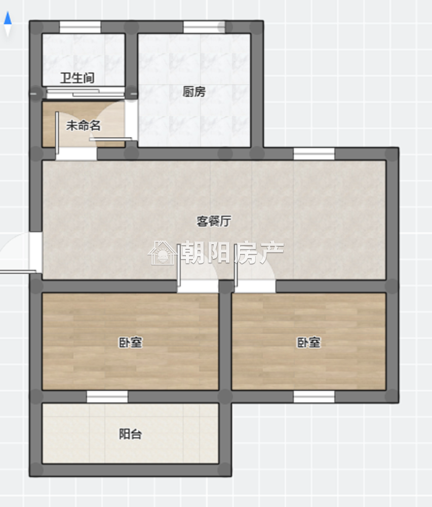 天桥小区 72平 朝南两室两厅 简装 满两年 学区房 交通便利