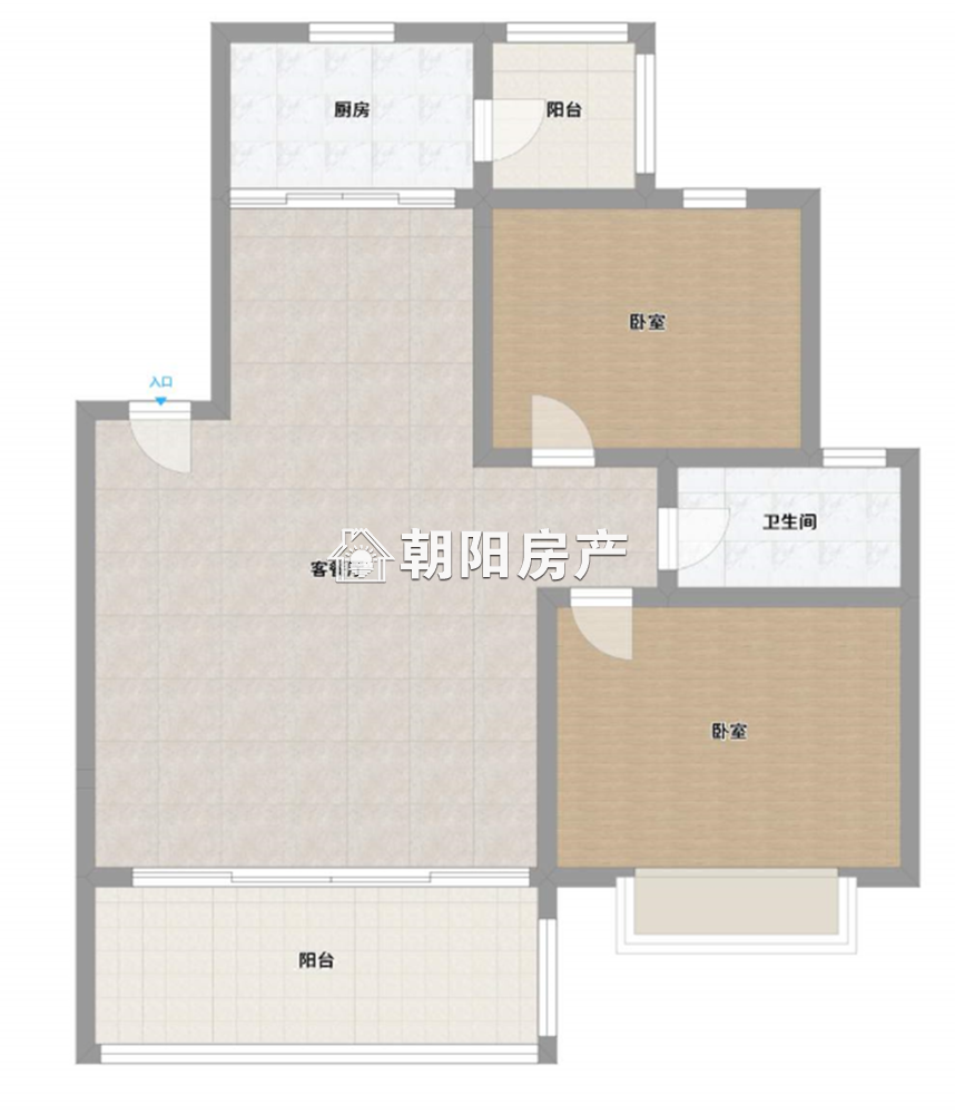 锦绣花园 80平 南向两室 满五唯一 交通便利