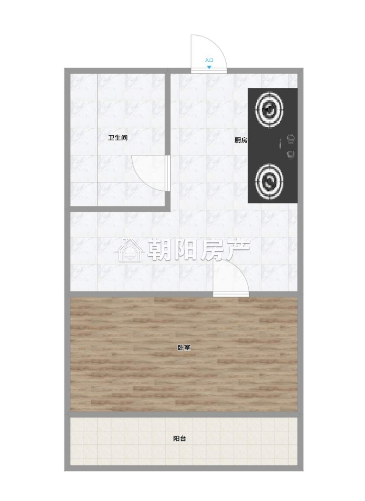 西湖春天 54平 朝南一室一卫 学区房 随时看房